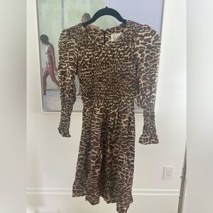 Tracy Feith Le Shack animal print mini dress